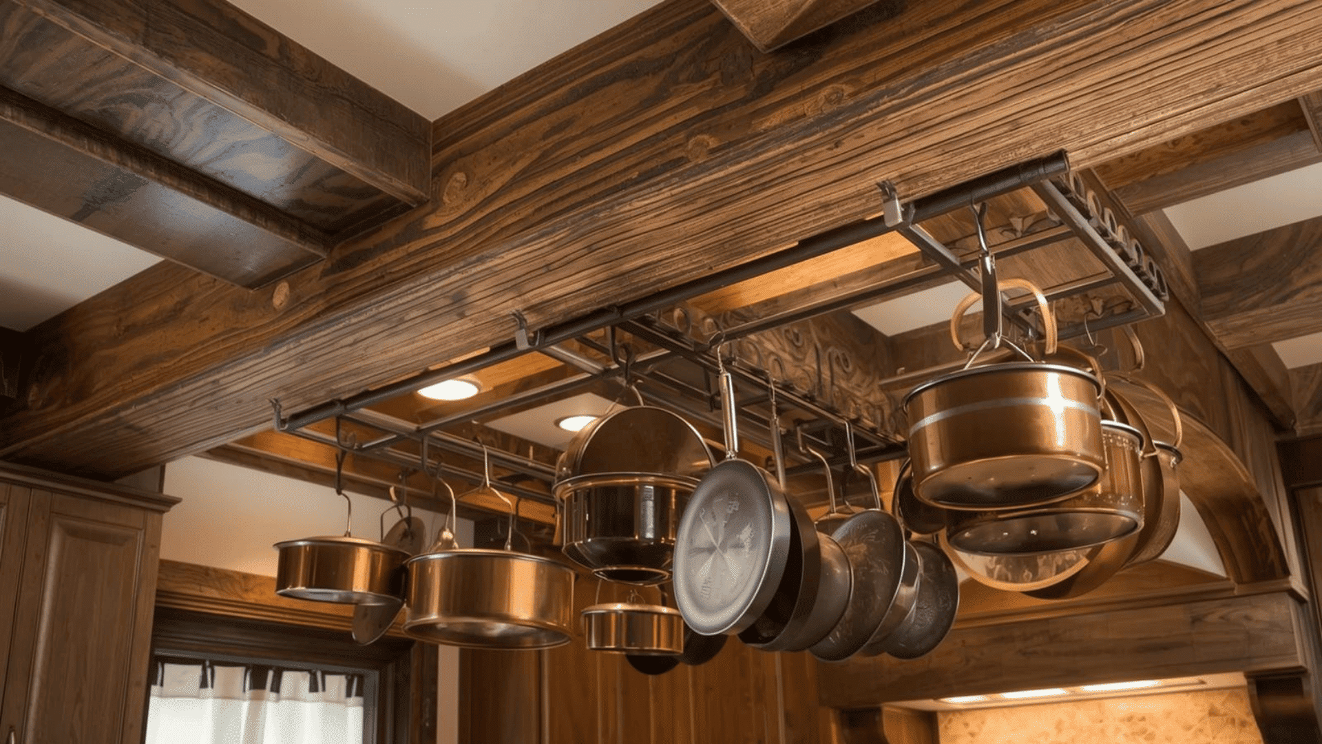 Beams with Integrated Pot Racks