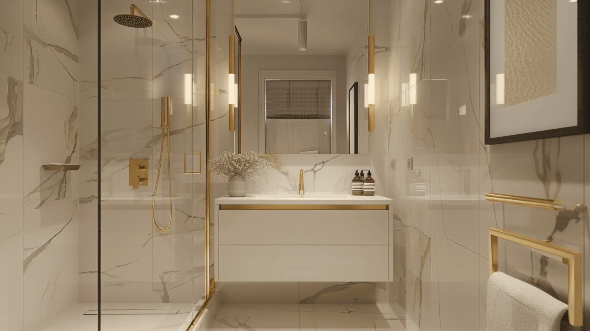 Brass and Gold Accents