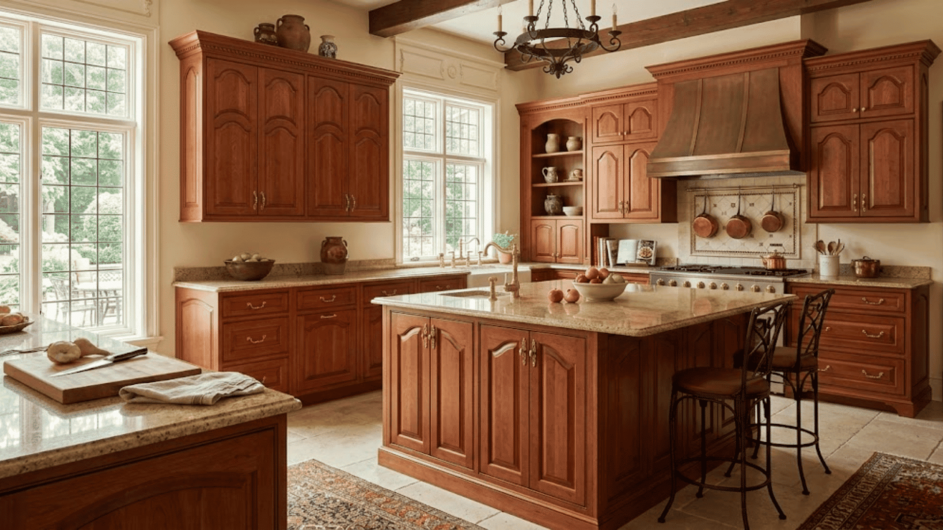 Cathedral Style Kitchen Cabinets With Arched Raised Panels