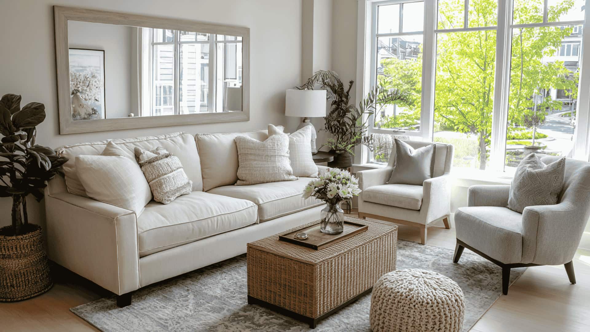 Choose Light-Colored Furniture