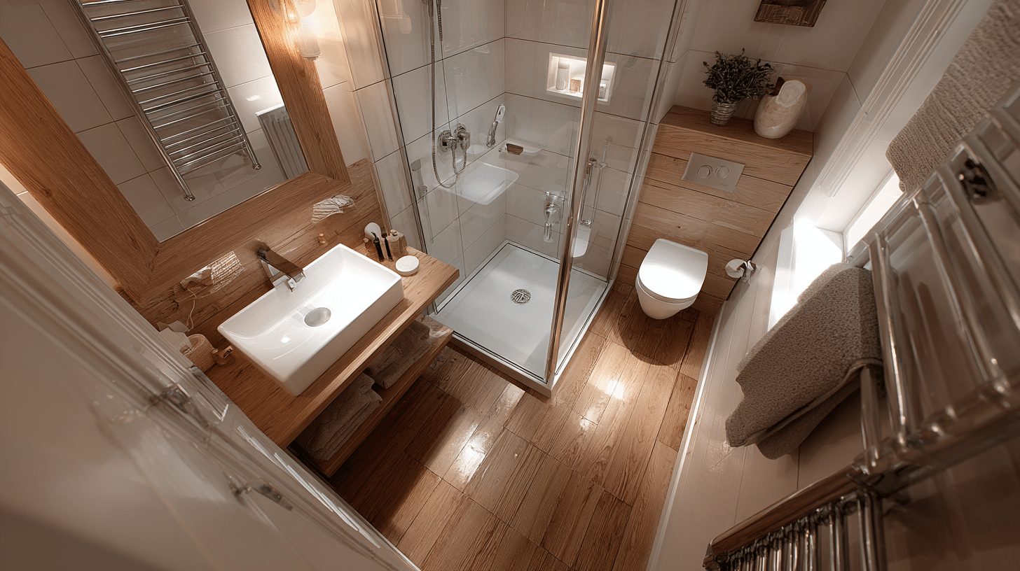 Compact wet room