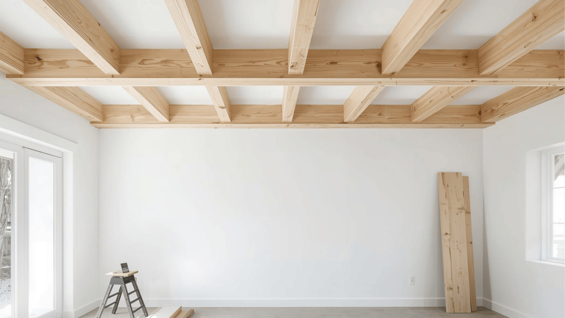 DIY Box Beams from Pine Boards