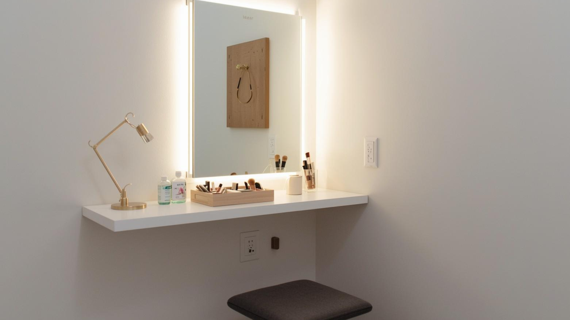 DIY Small Vanity Corner