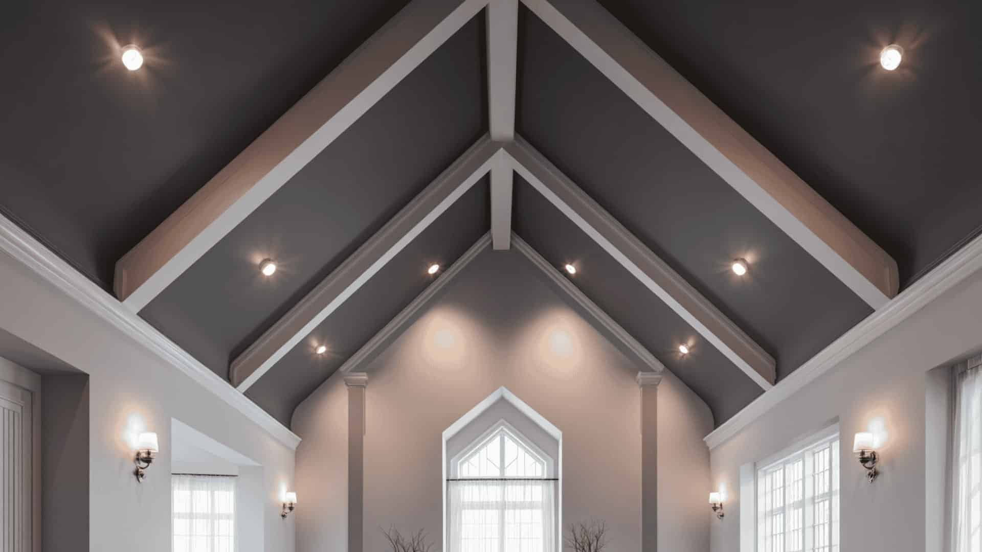 Dark Painted Ceiling