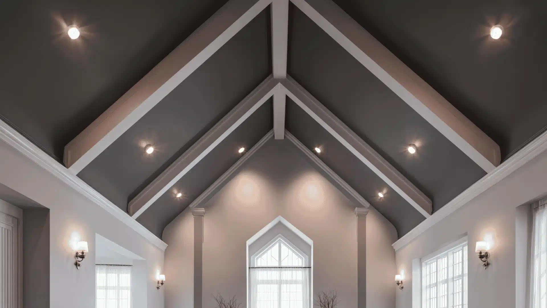 Dark Painted Ceiling
