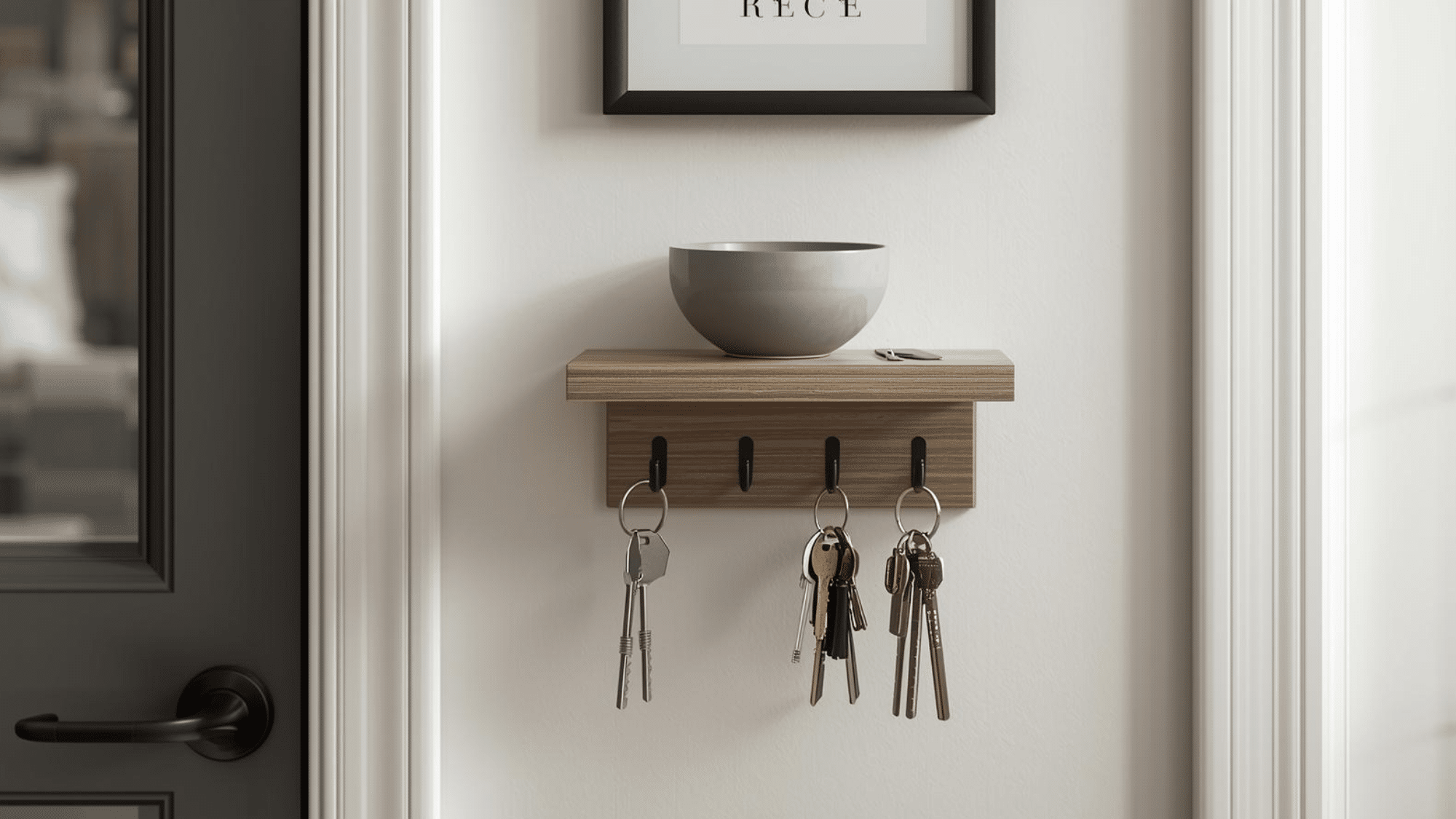 Entry Key Bowl Wall Mount