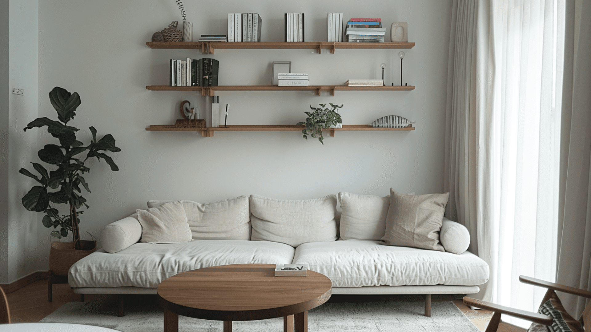 Floating Shelves Instead of Cabinets