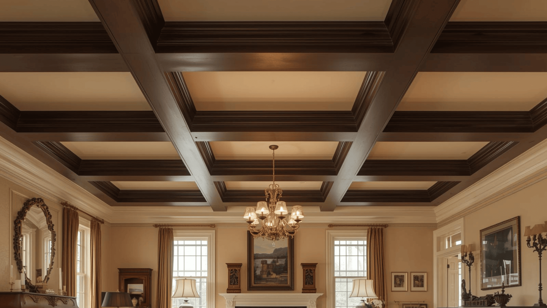 Grid Pattern for Formal Living Rooms