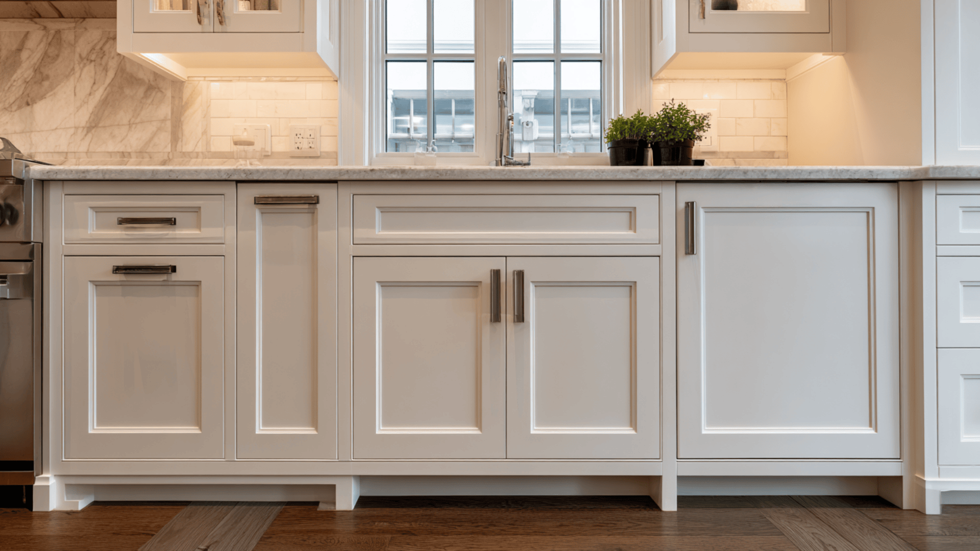 Inset Cabinets Full View Flush Doors