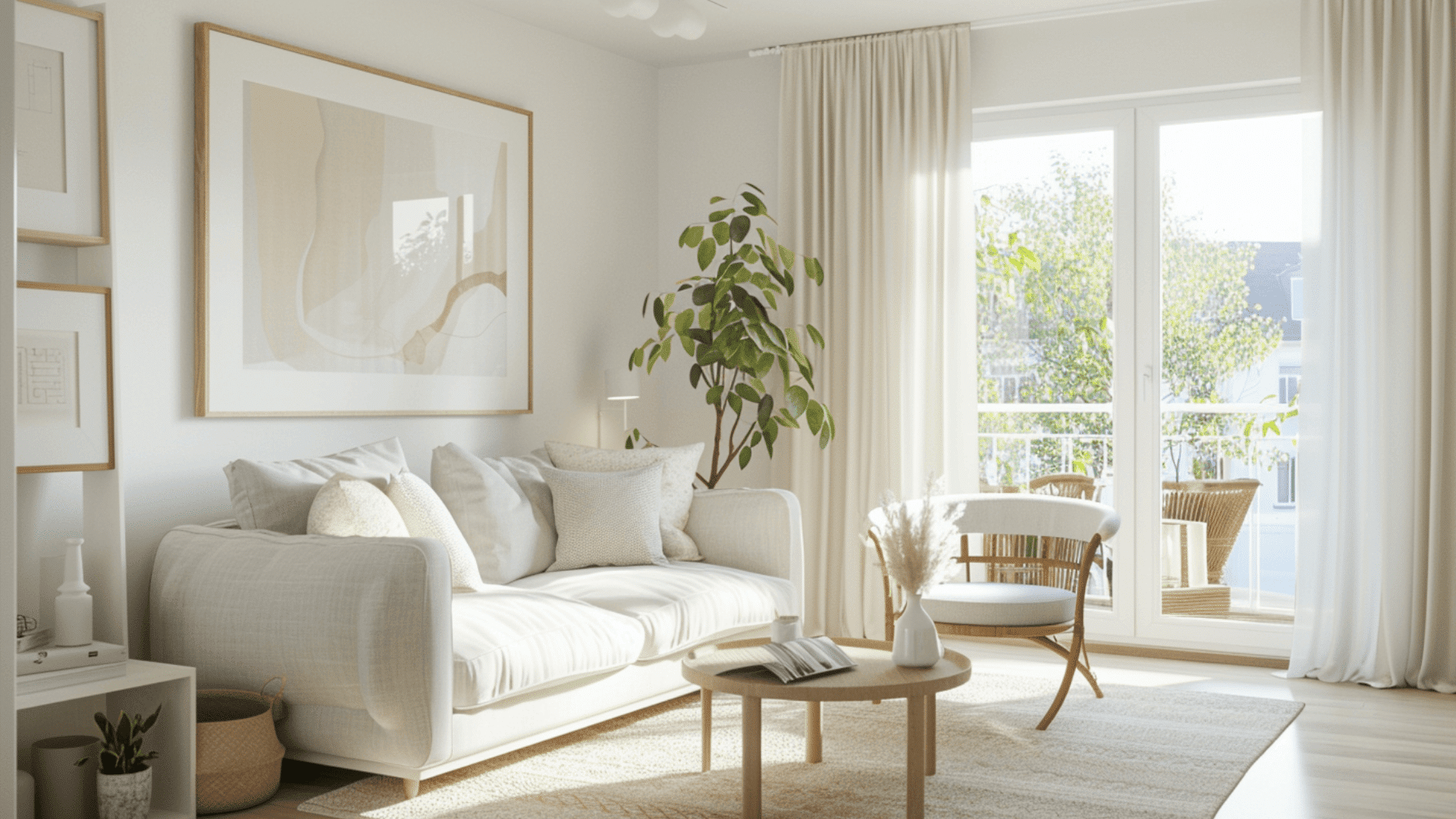 Light-Colored Walls for a Bigger Feel