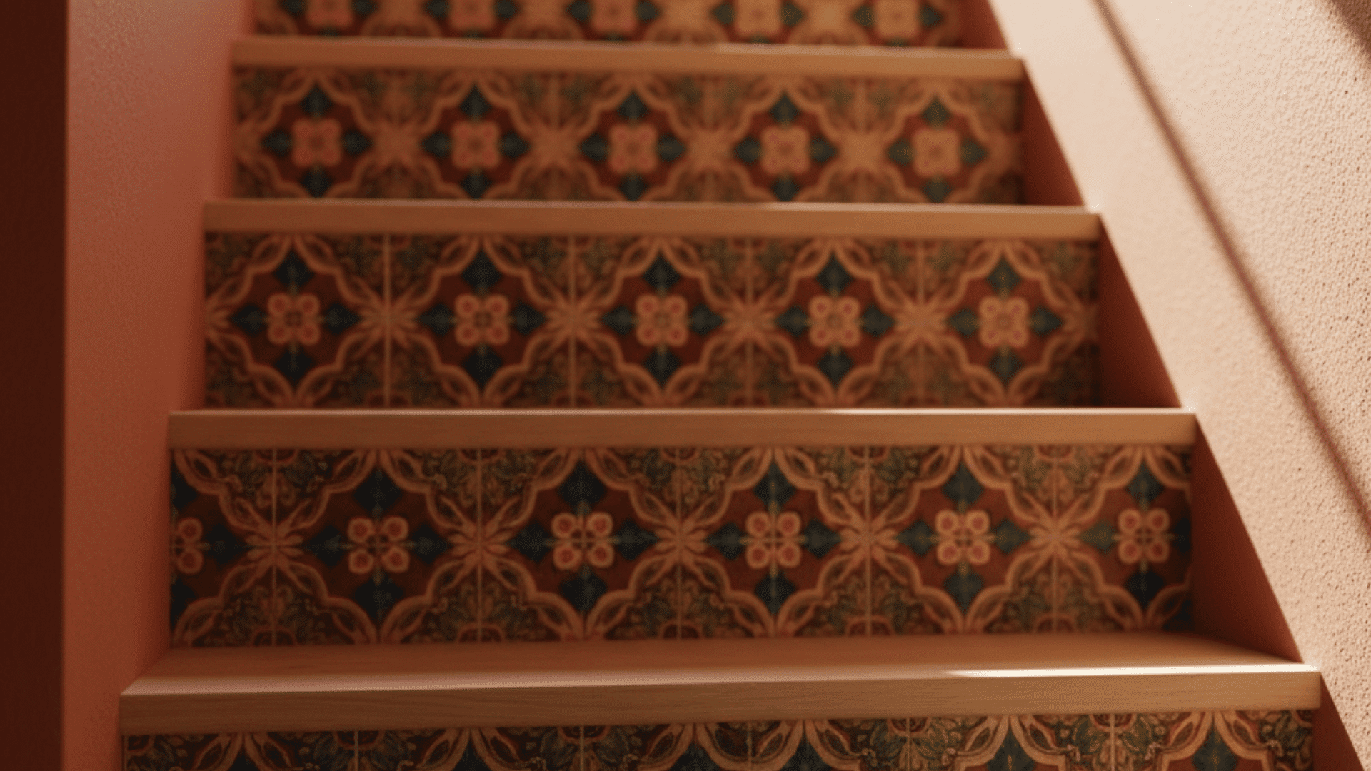 Mediterranean And Moroccan Inspired Stairs