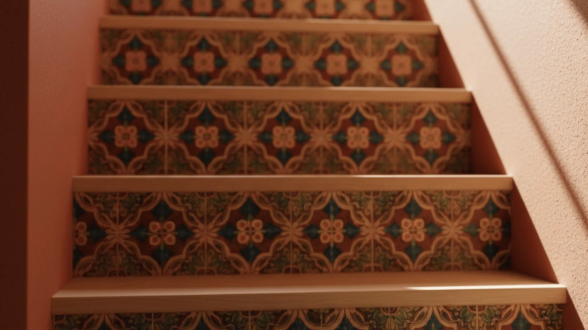 Mediterranean And Moroccan Inspired Stairs