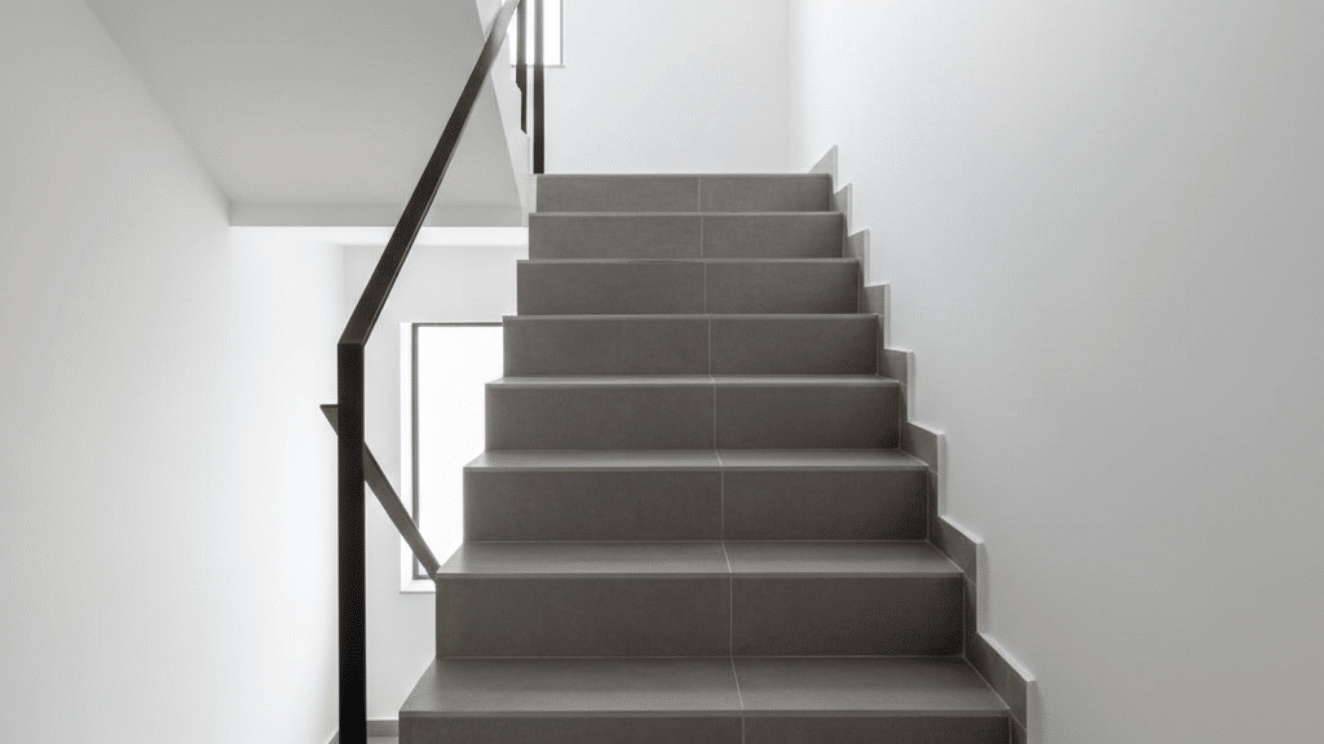 Modern Tiled Stairs