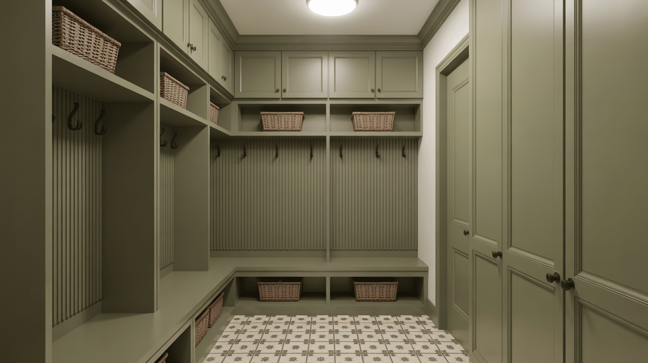 Olive Mudroom