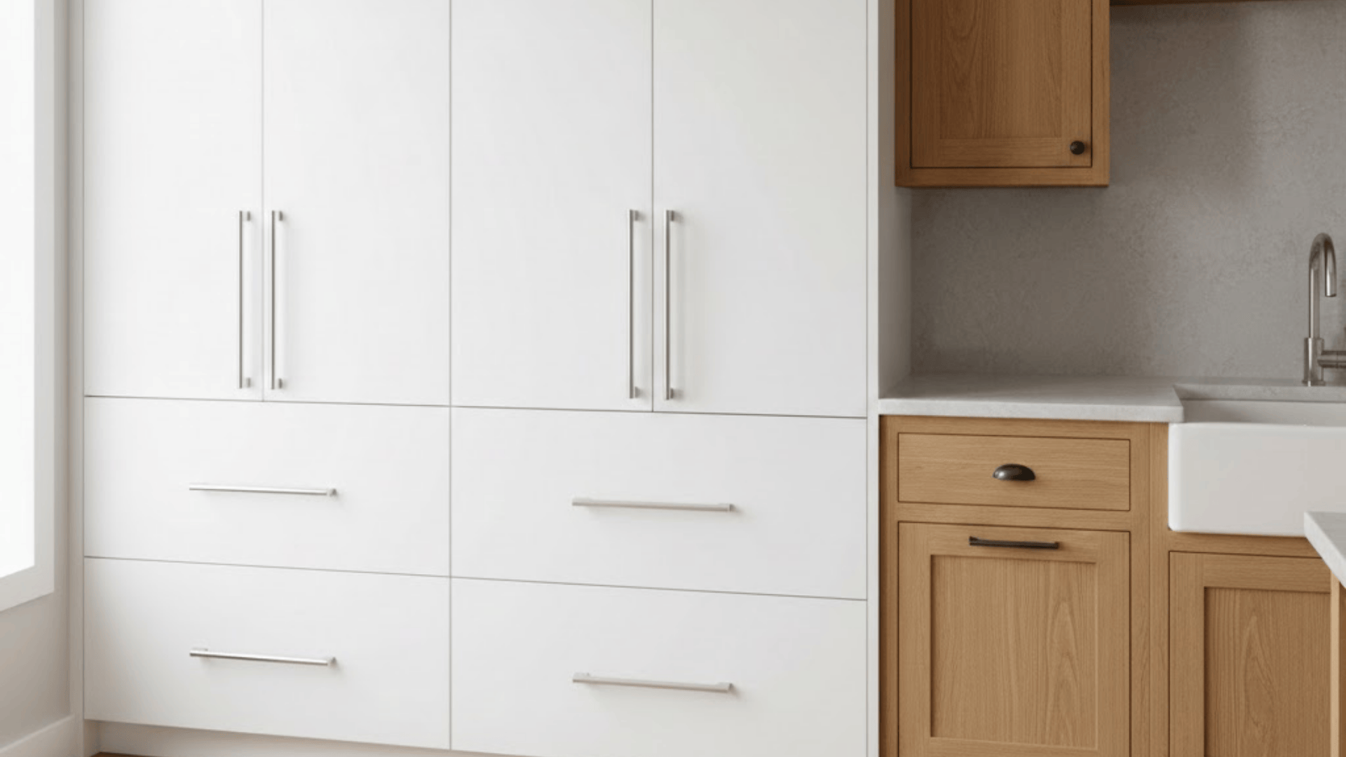 Overlay Cabinets Full View Smooth Doors