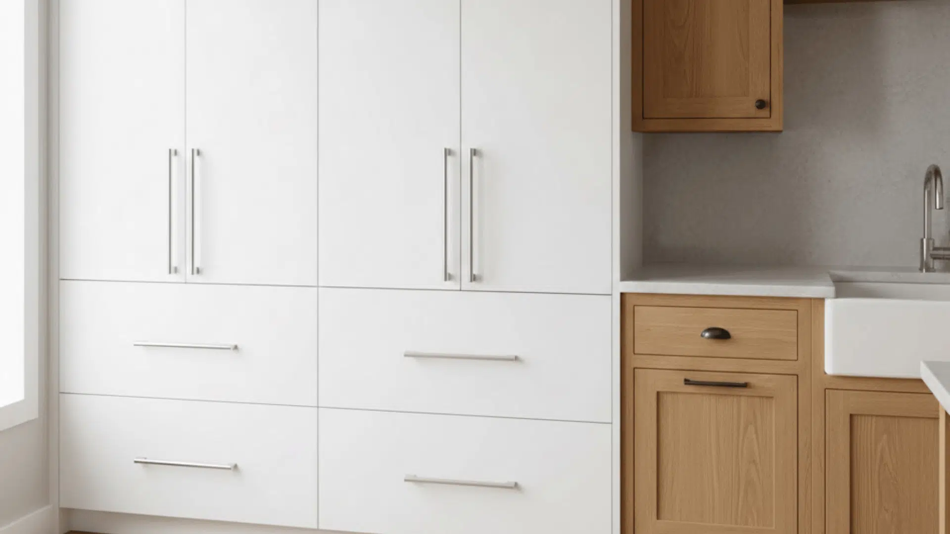 Overlay Cabinets Full View Smooth Doors