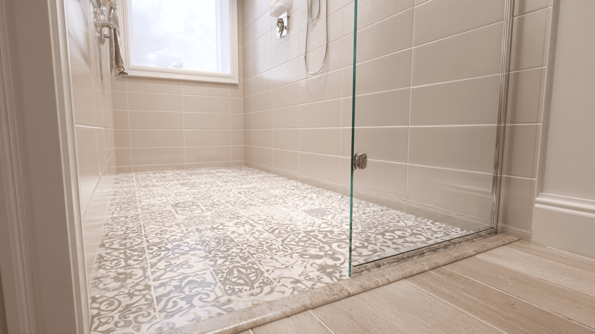 Patterned Tile Floor