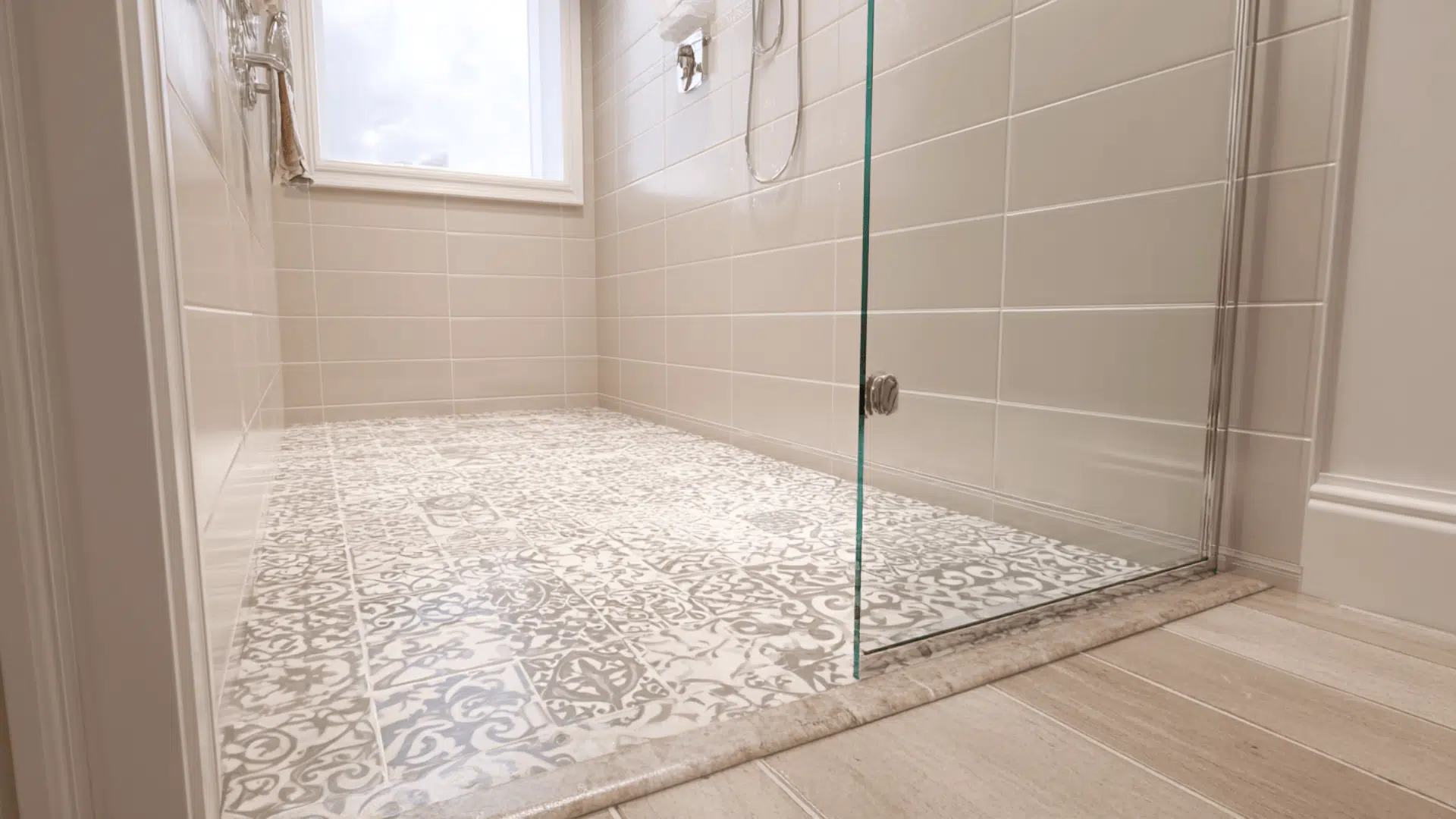 Patterned Tile Floor