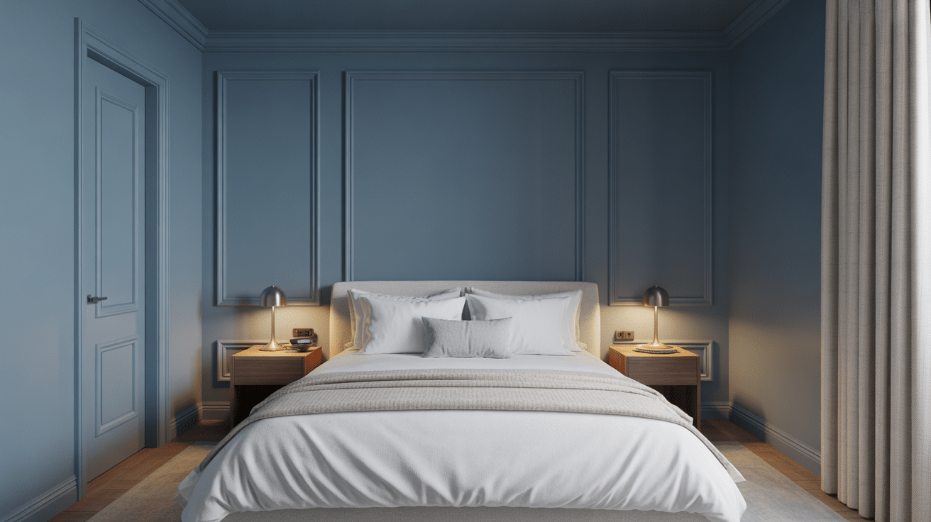 Slate Blue Primary Bedroom
