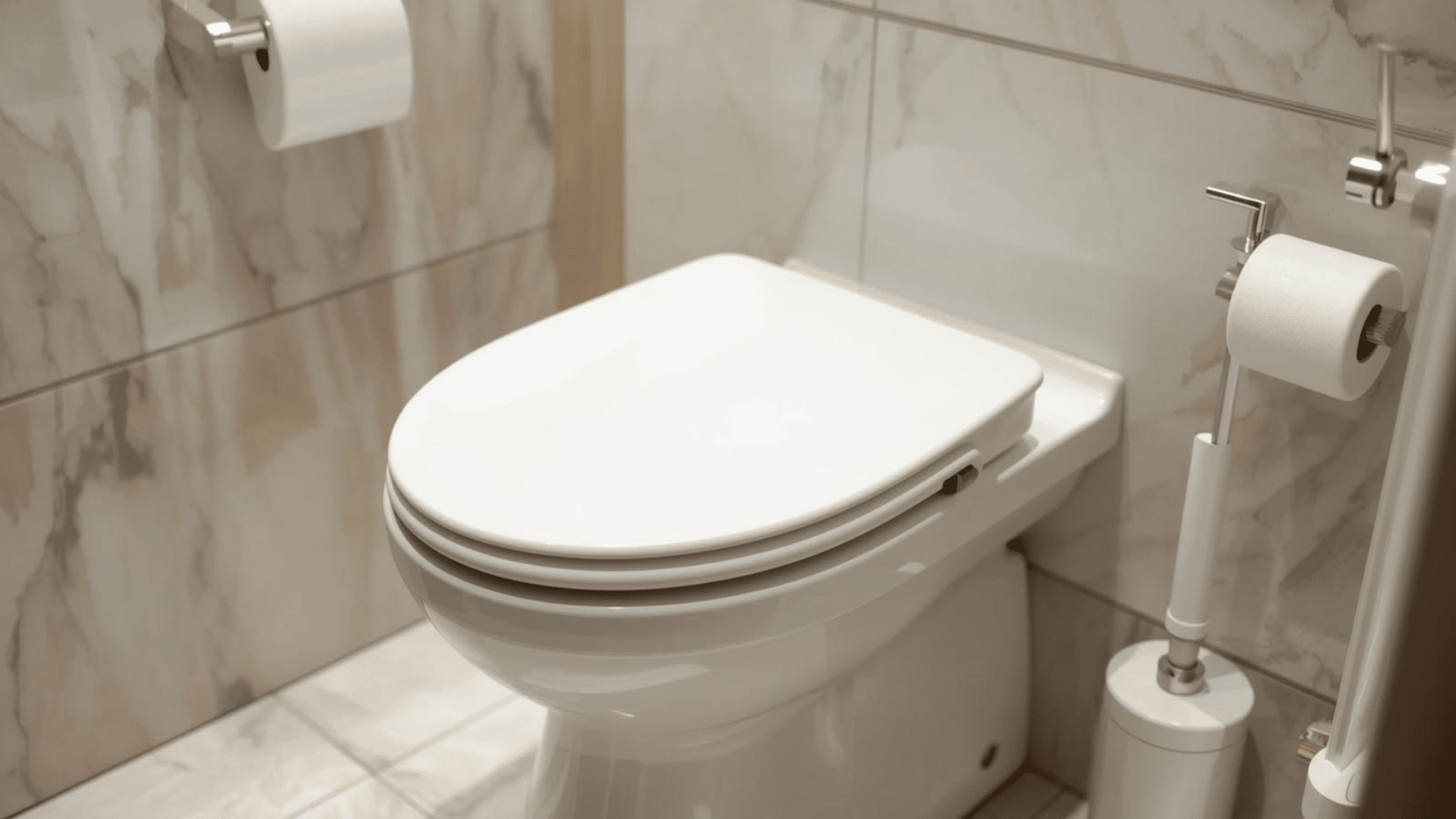 The Toilet Seat And Handle