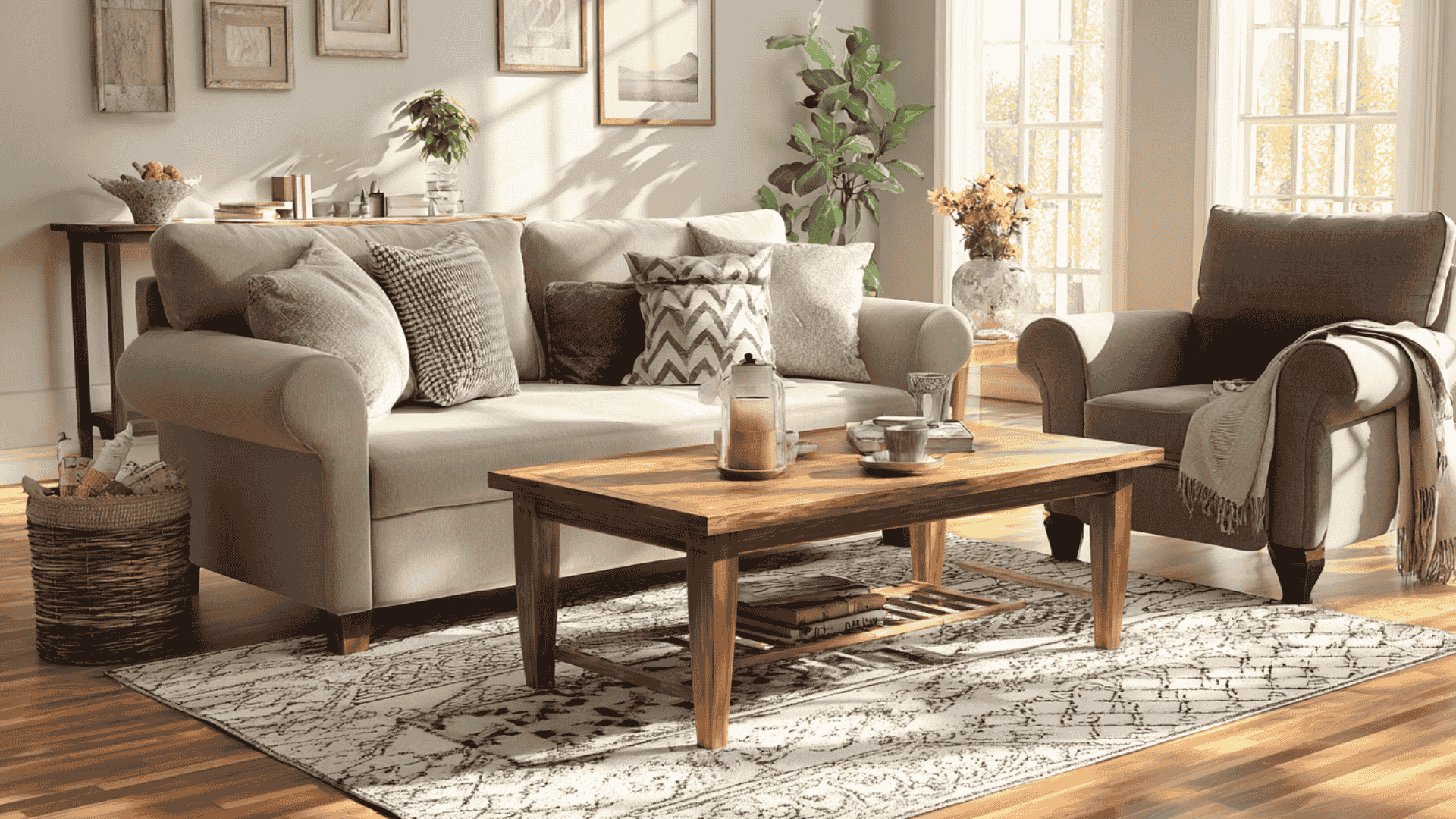 Use Area Rugs to Define Space