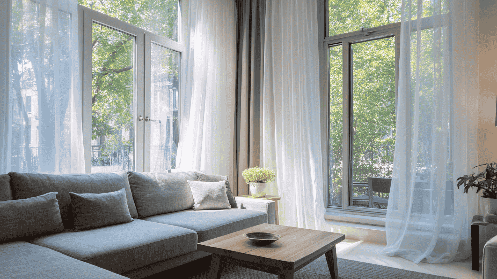 Use Lightweight Curtains