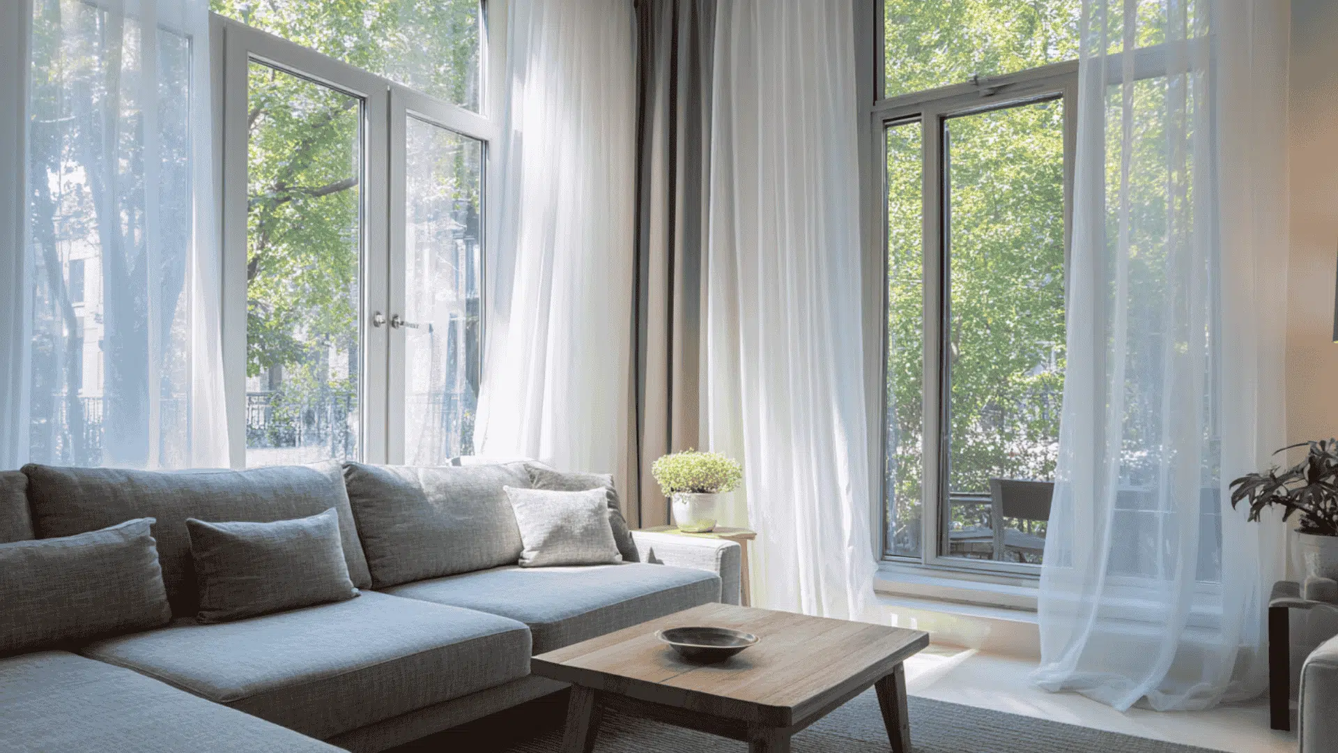Use Lightweight Curtains
