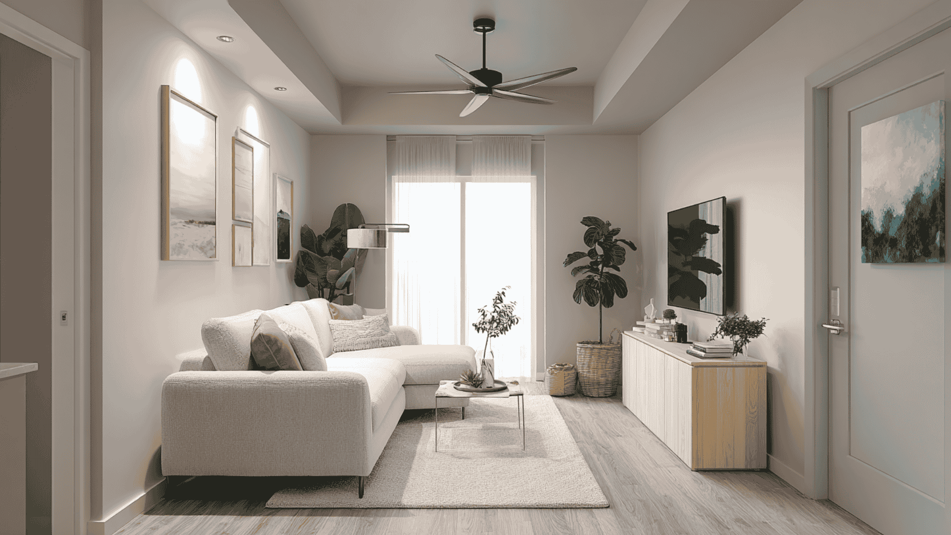 Use a Narrow Console Table