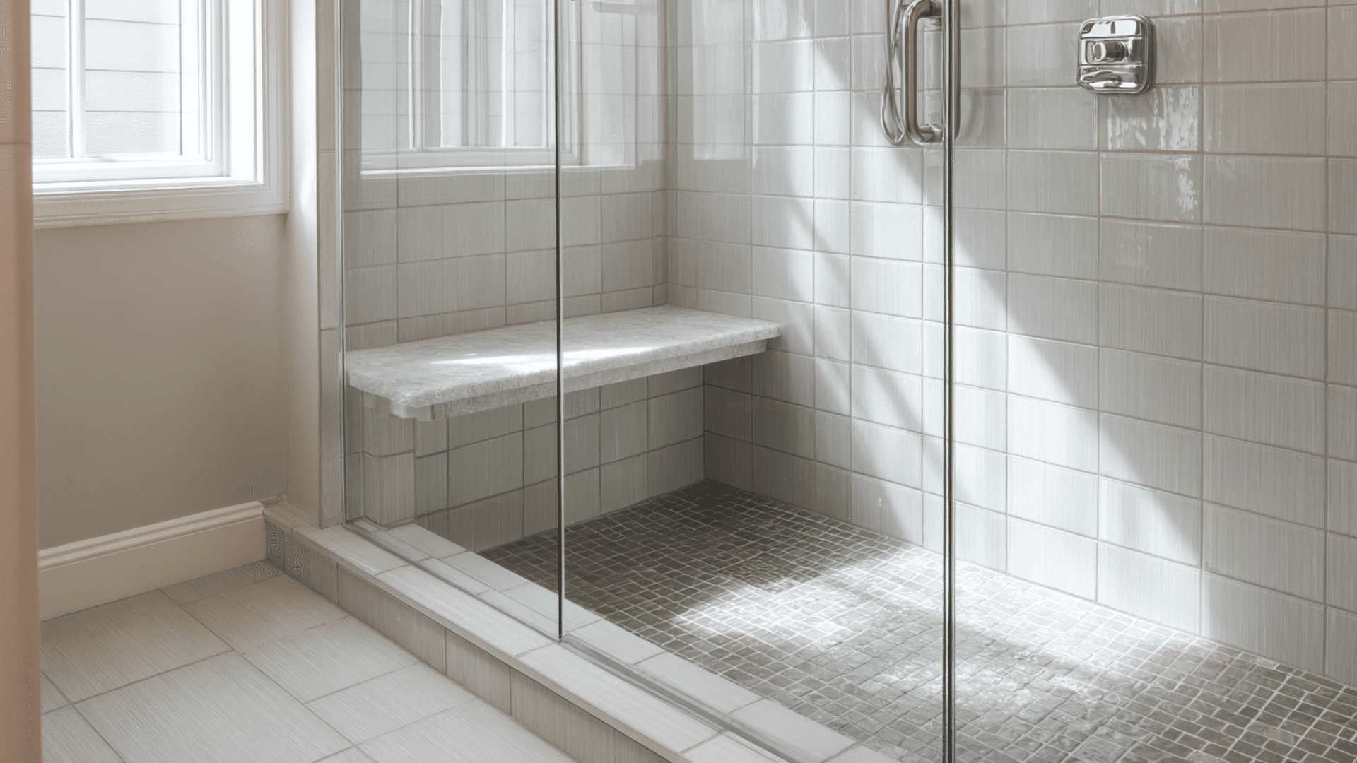 Walk In Shower With Built In Bench