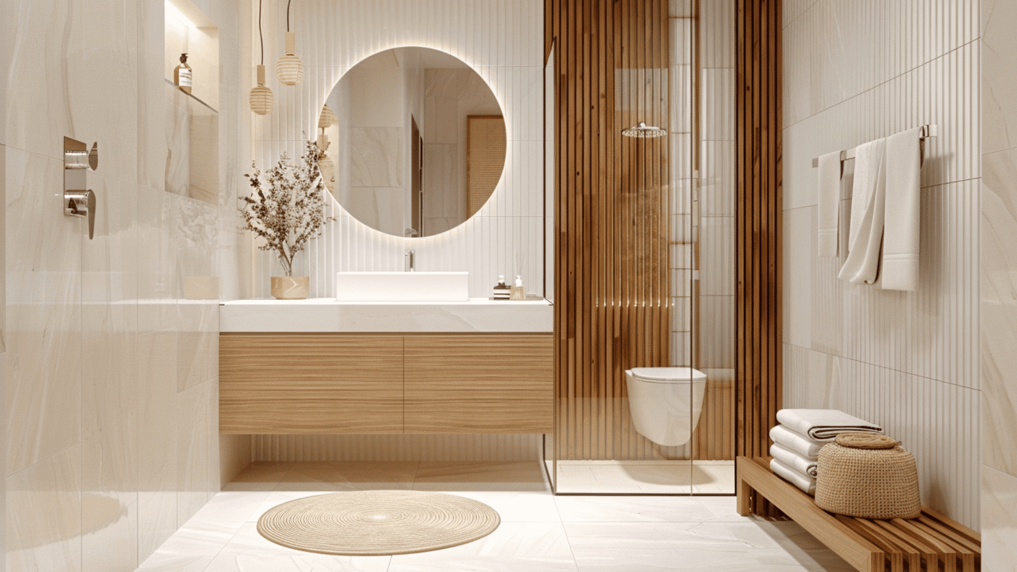 Warm Natural Wood Accents