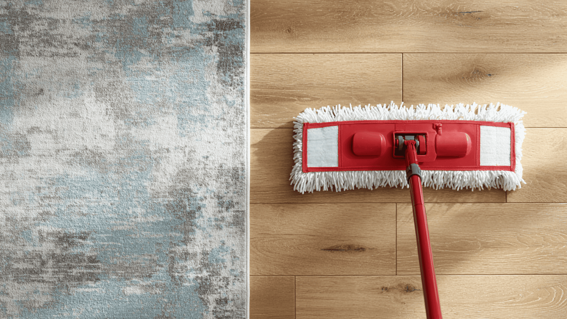 cleaning hardwood floor