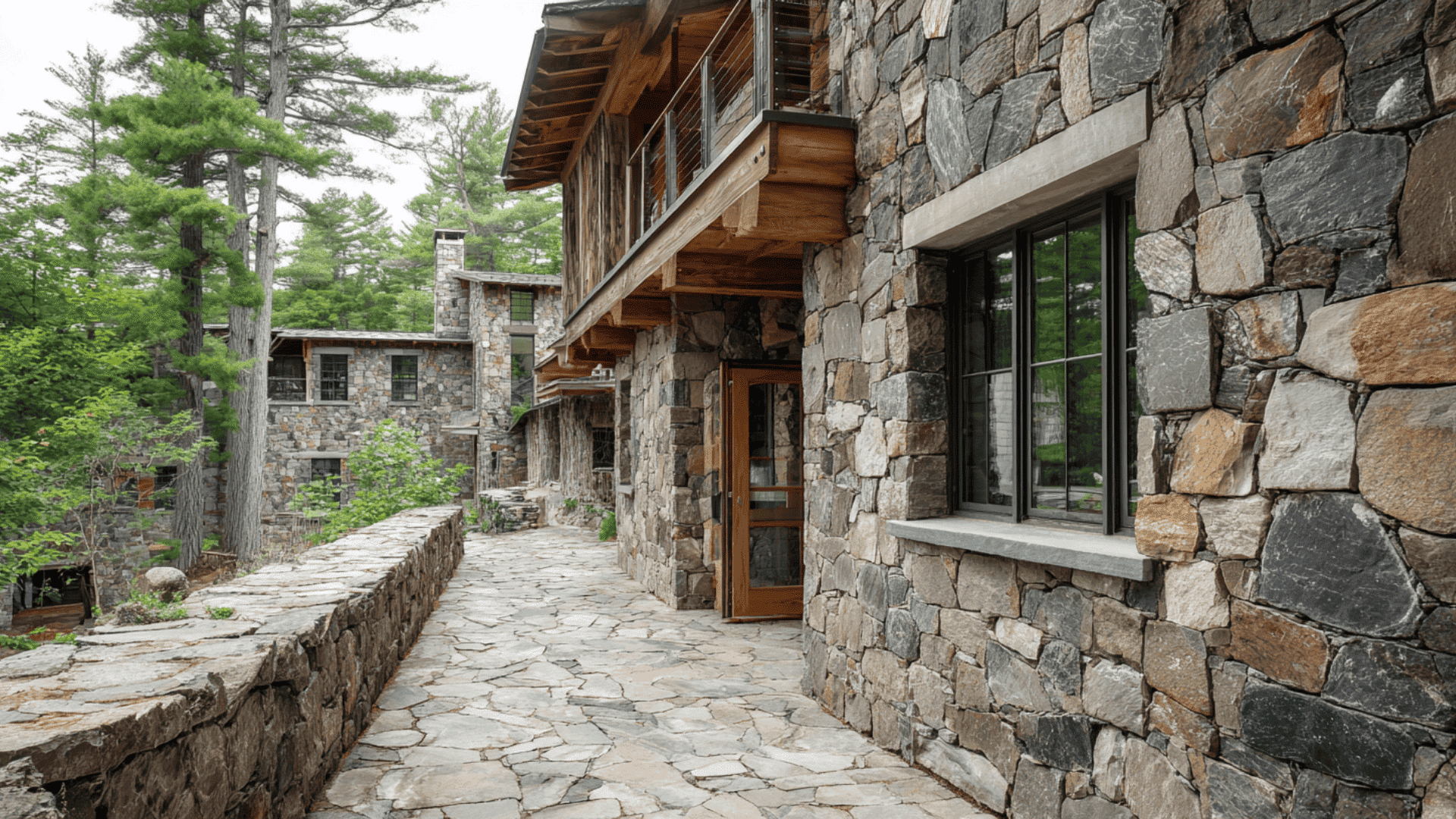 fieldstone exterior house stone