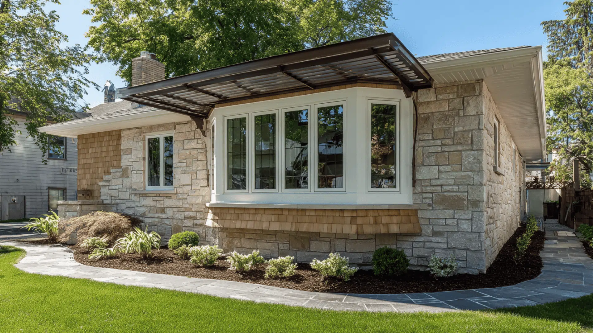flagstone exterior house stone