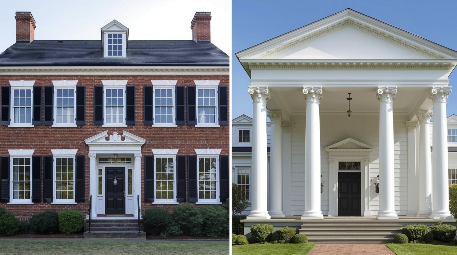 Georgian vs. Greek Revival