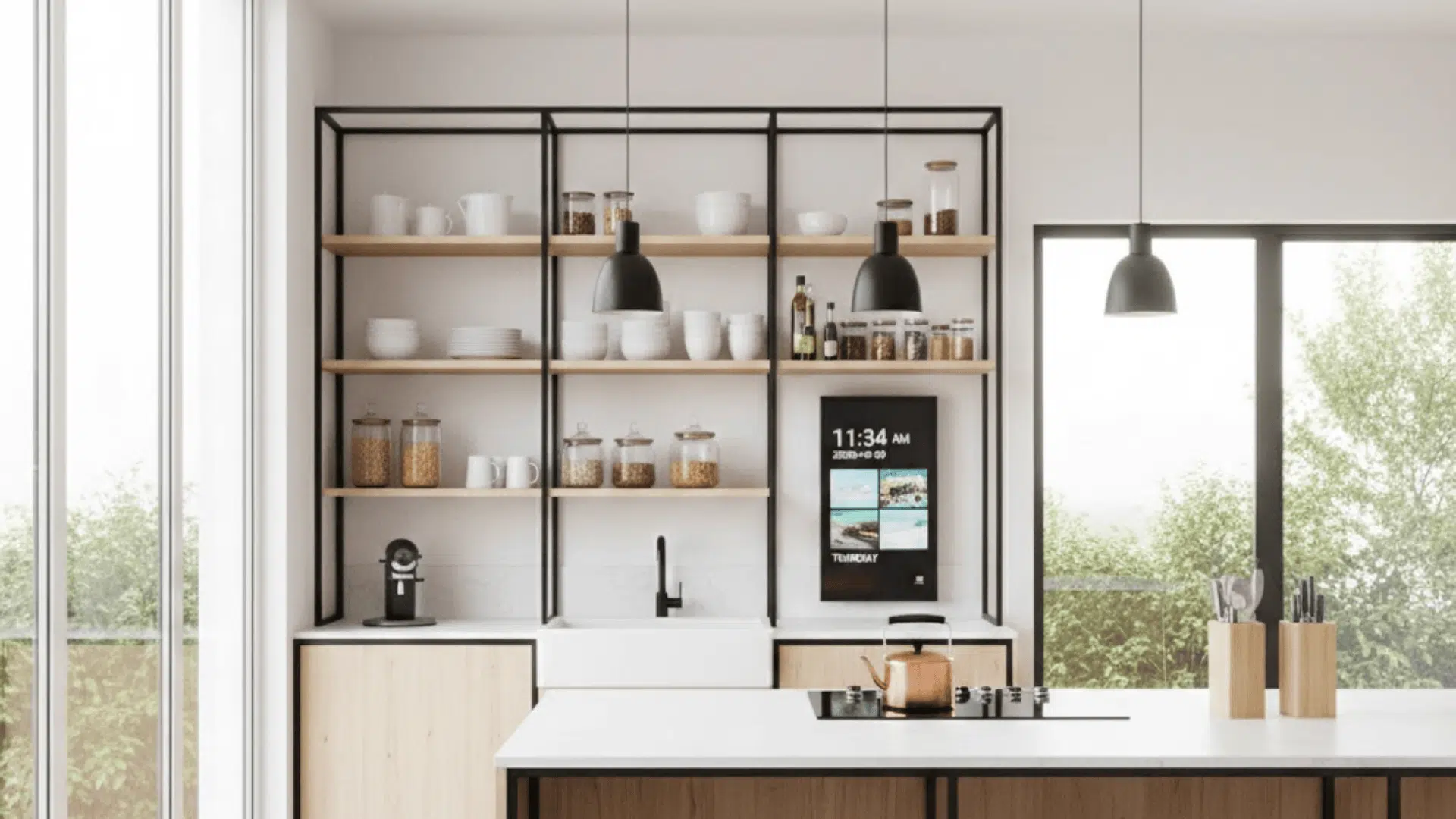 open frame cabinets