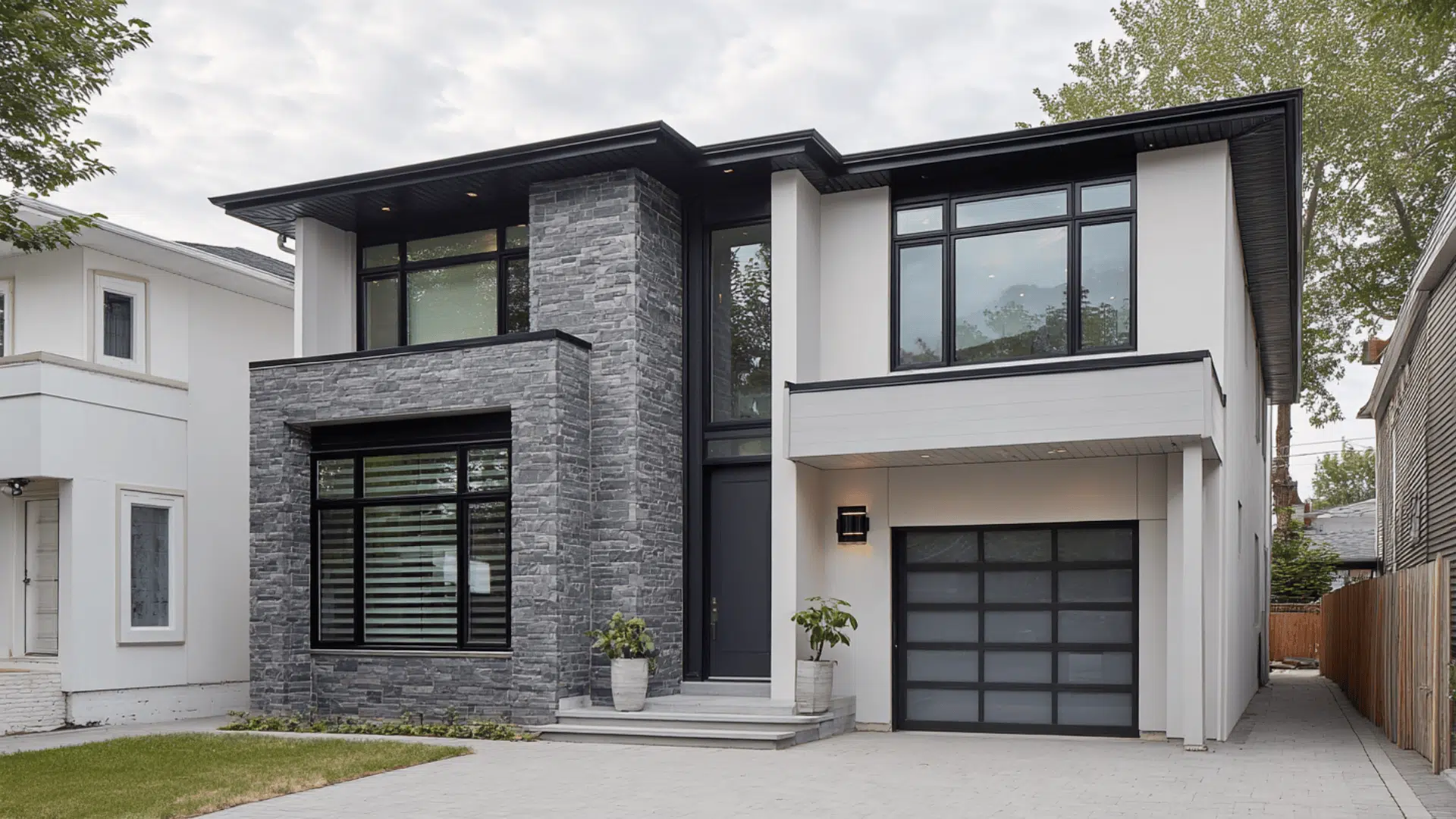 slate exterior house stone