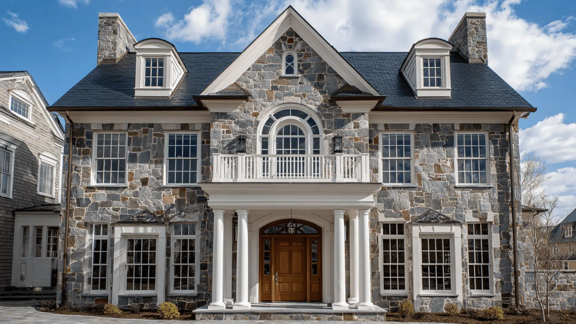 stone house exterior