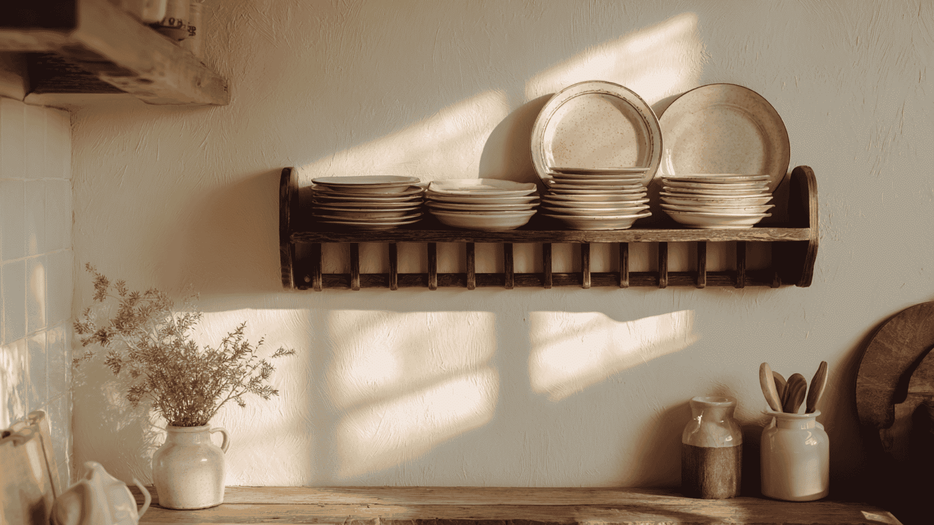Add a Plate Rack for Everyday Display