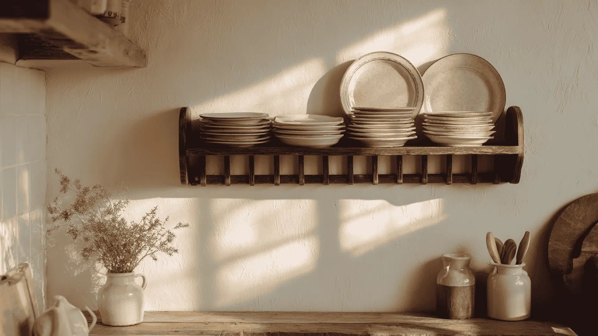 Add a Plate Rack for Everyday Display