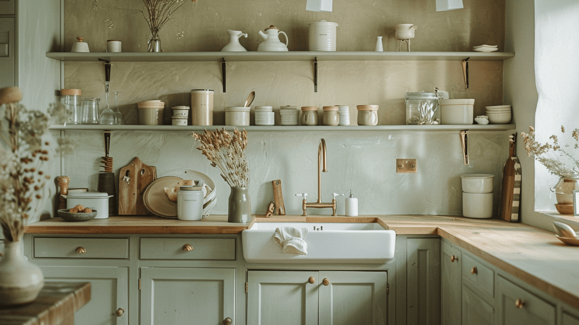 Add Sage Green or Muted Green Accents