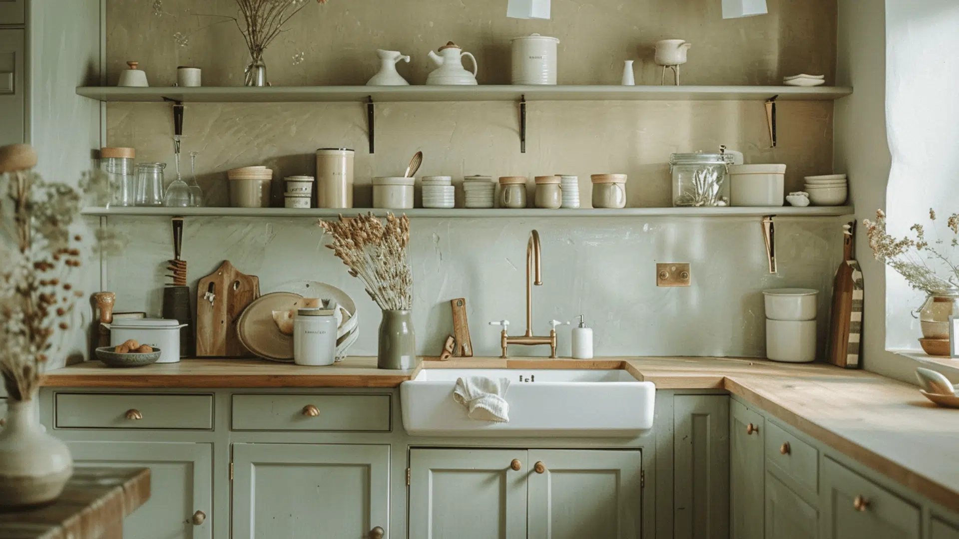 Add Sage Green or Muted Green Accents