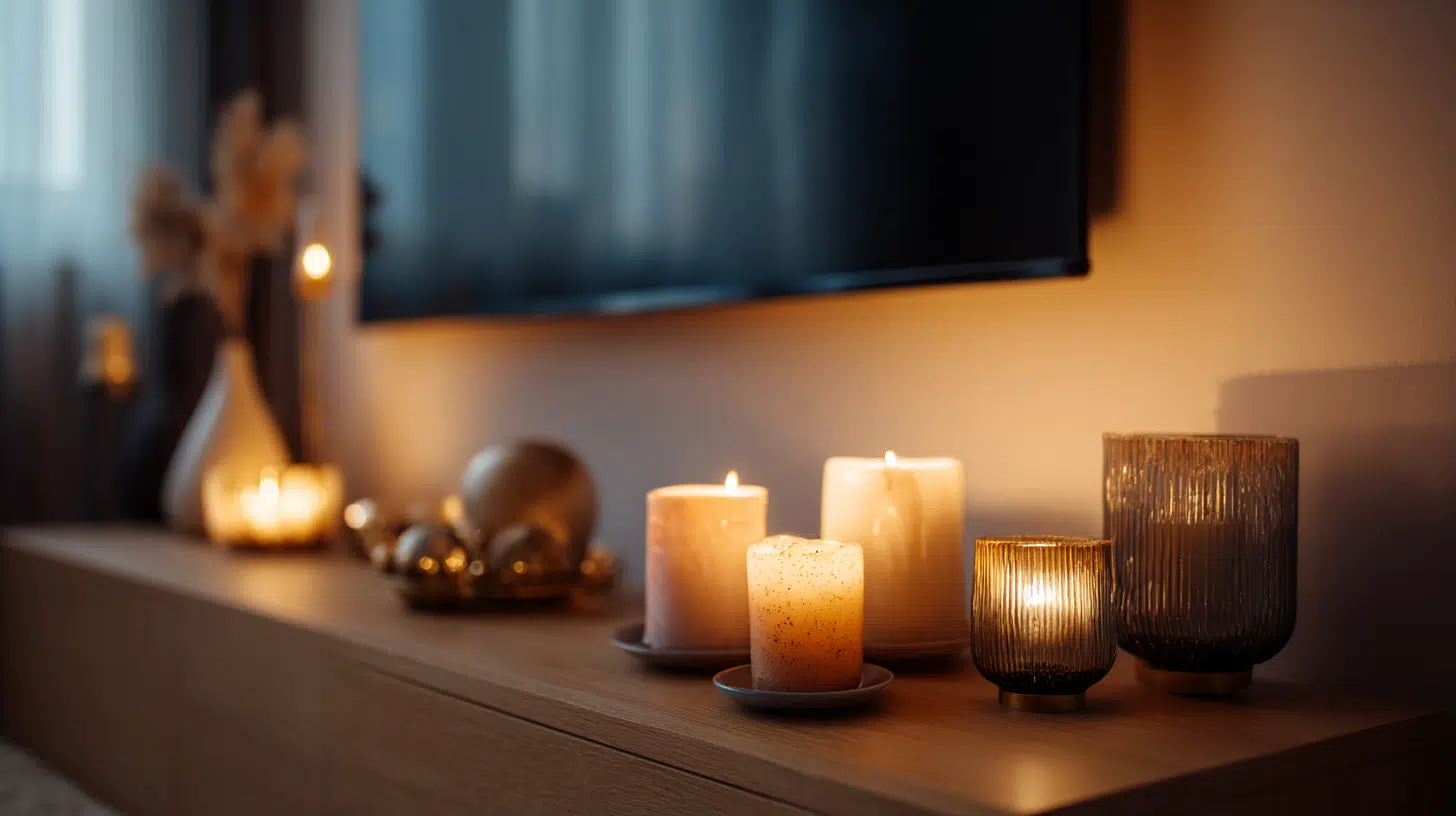 Candles-On-Tv-Stand-Creating-Cozy-Atmosphere