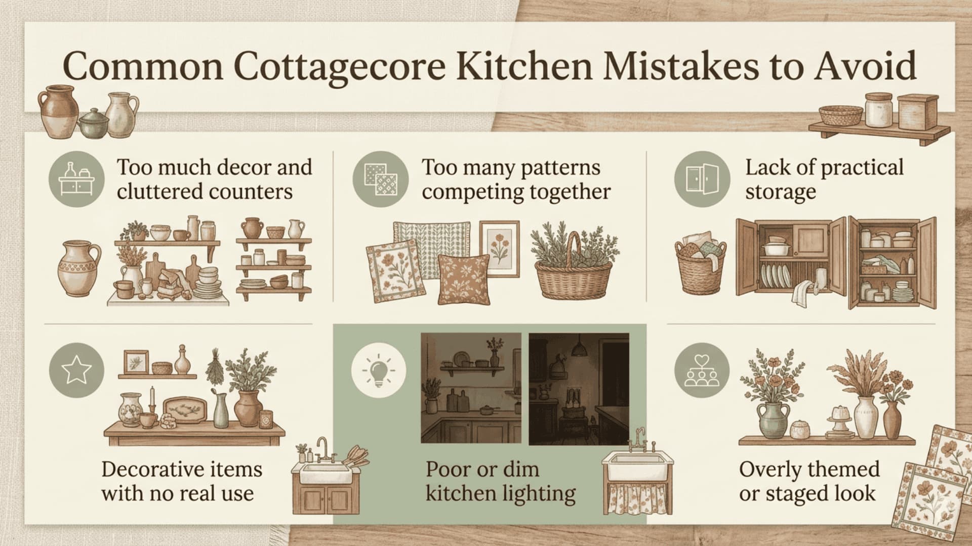 Cottage Core mistakes
