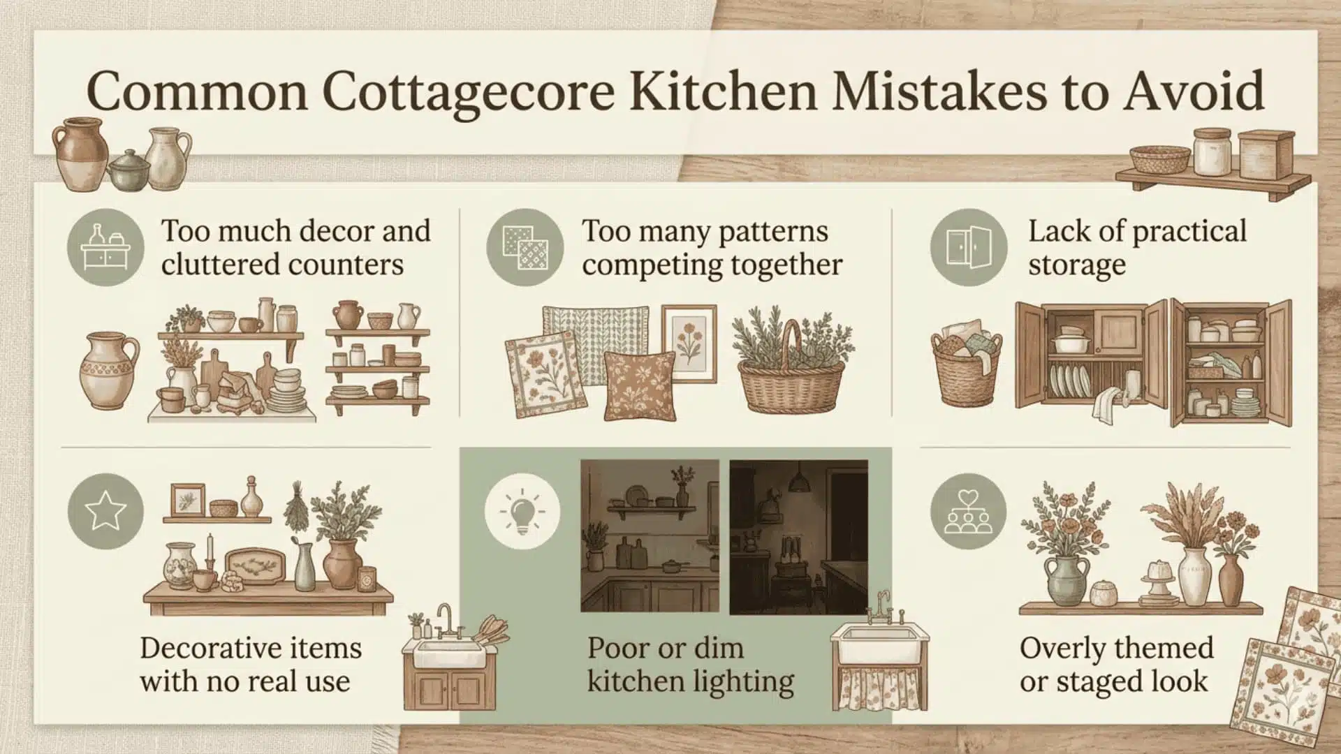 Cottage Core mistakes