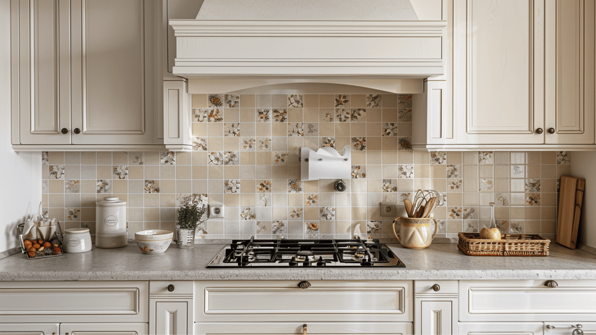 Cottagecore Tile Backsplash (Patterned or Soft Classic Styles)