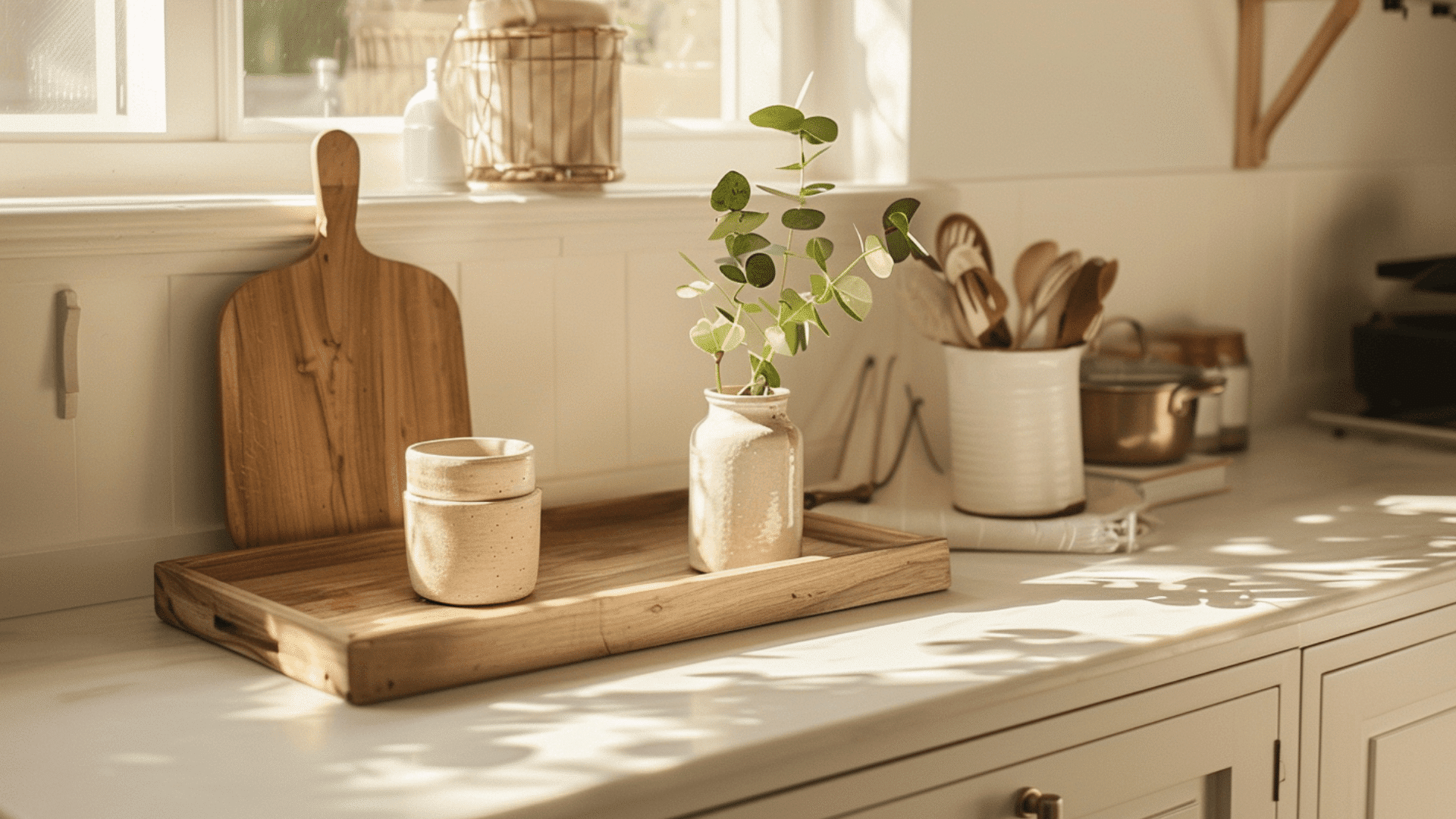 Create a “Lived-In but Lovely” Counter Styling