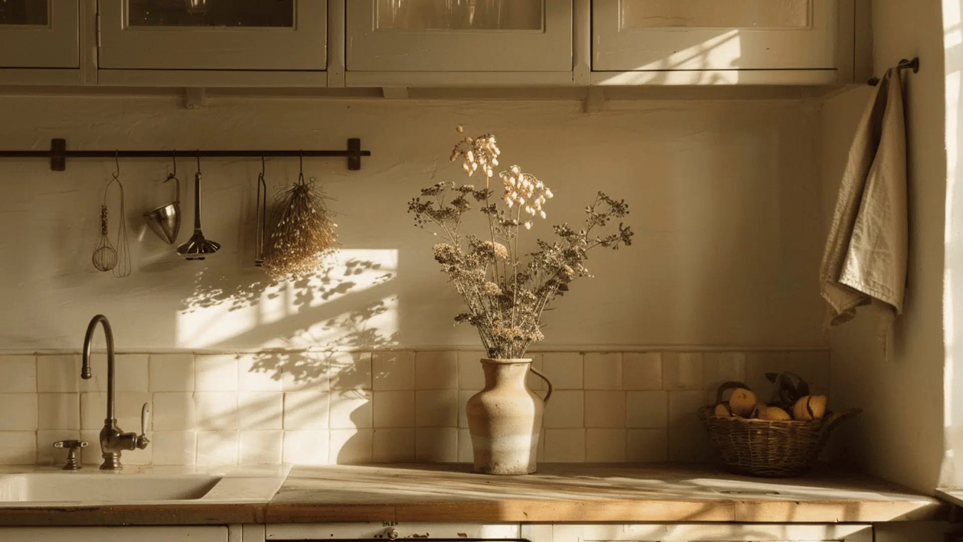 Display Fresh Flowers or Dried Herbs