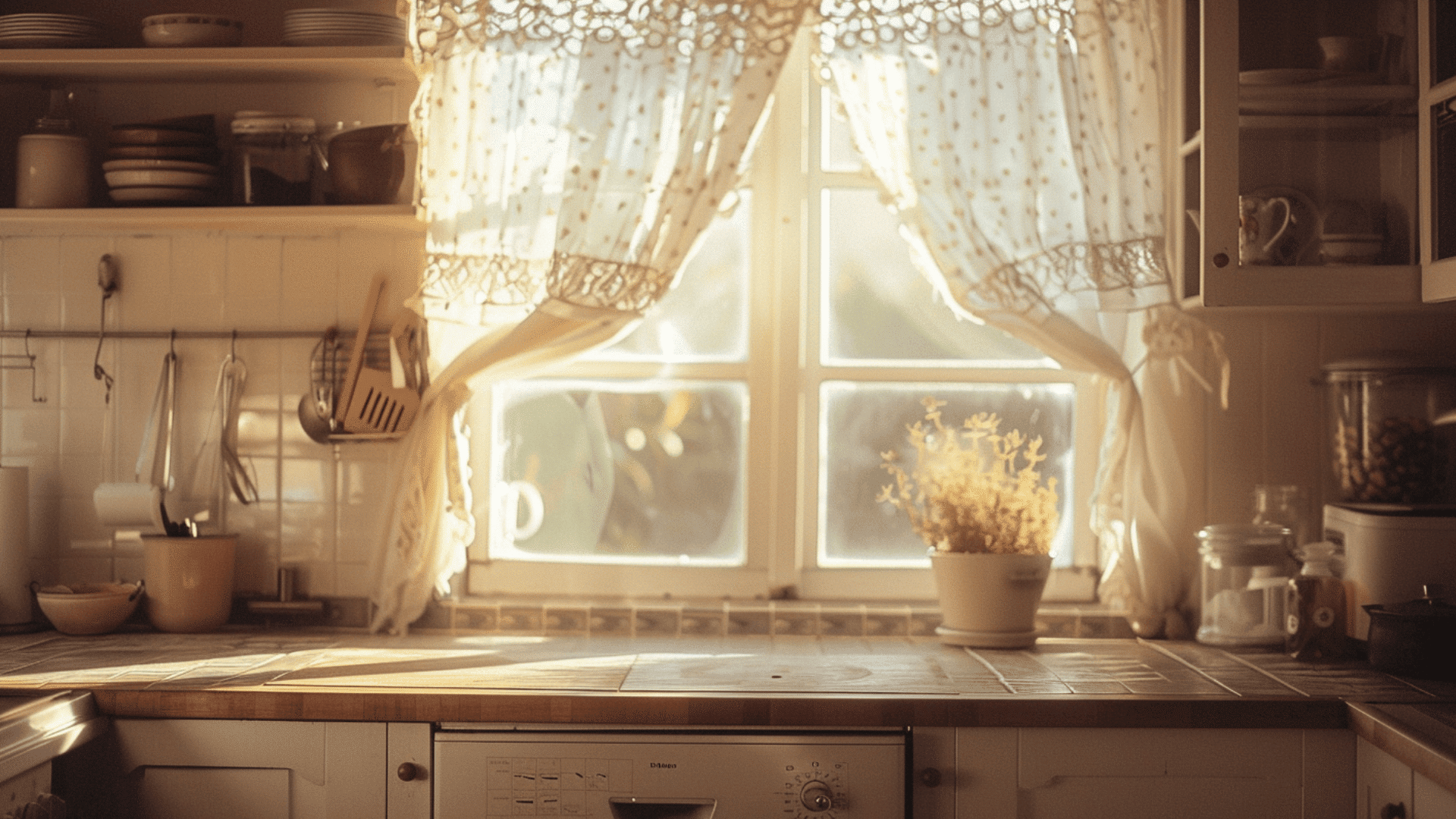 Linen or Lace Window Treatments