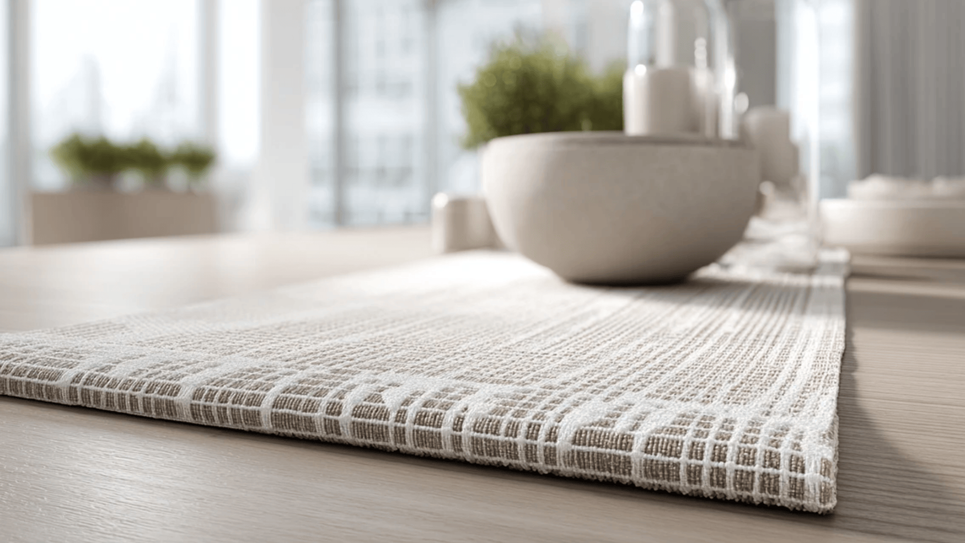Neutral-Pattern-Desk-Runner