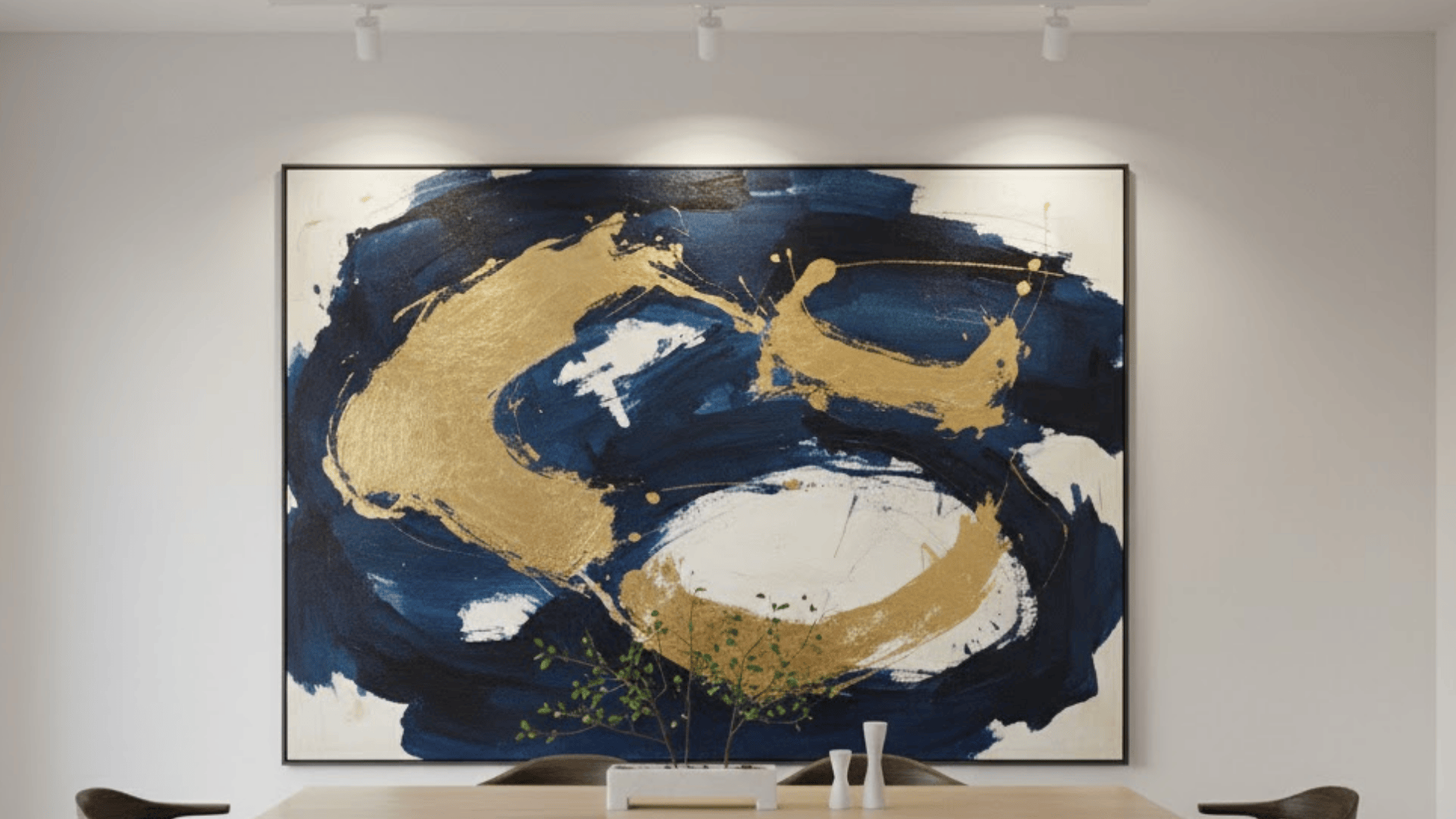 One Oversized Art Focal Point